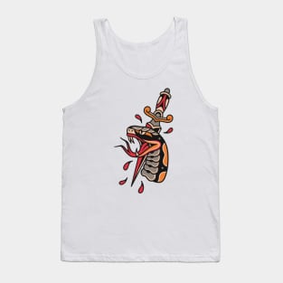 Snake dagger tattoo Tank Top